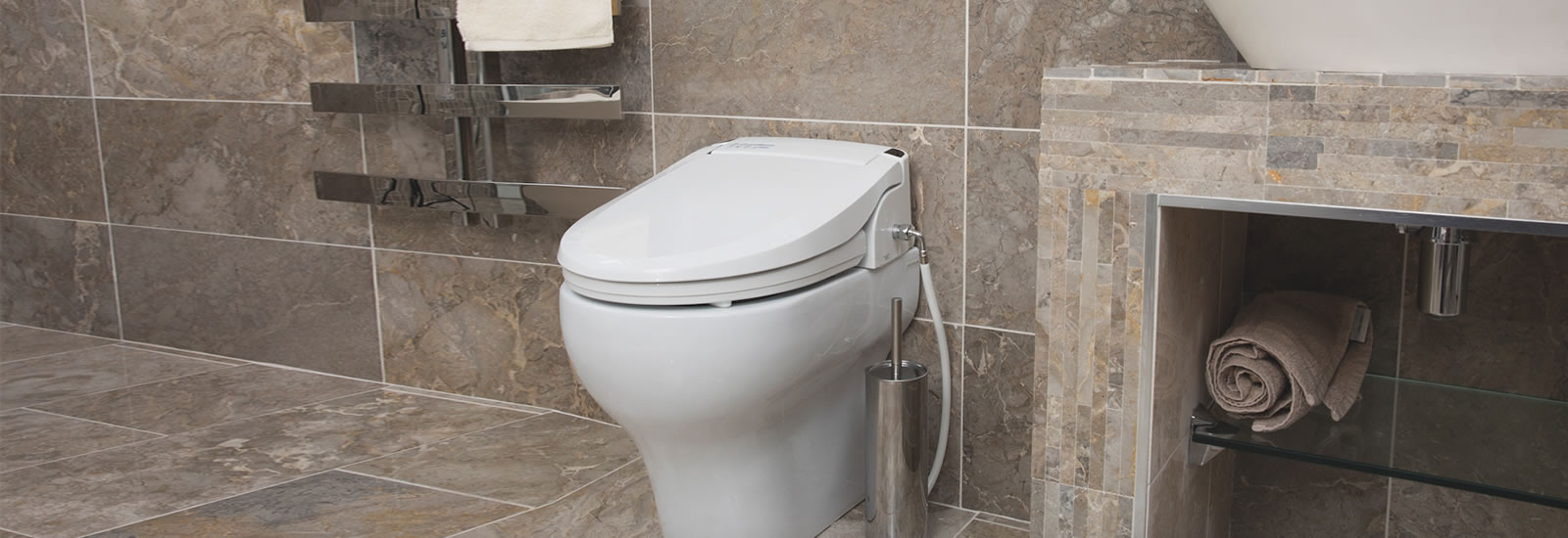PENDEJATO Bidet Toilette WC, Ultra-thin Bidet Toilette Japonais