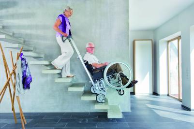monte-escalier transportable Alber Scalamobil - remboursé partiellement par la sécurité sociale