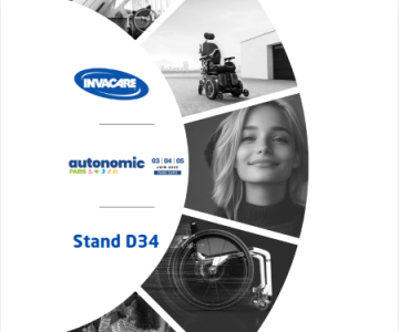 Retrouvez Invacare au salon Autonomic Paris du 3 au 5 juin 2025 - Porte de Versailles !