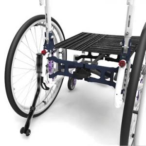 Fauteuil roulant pliable Invacare Action 5 Family - Roulettes anti-bascule 