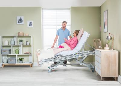 Lit médicalisé Invacare NordBed Optimo Wide - Lit 120 cm