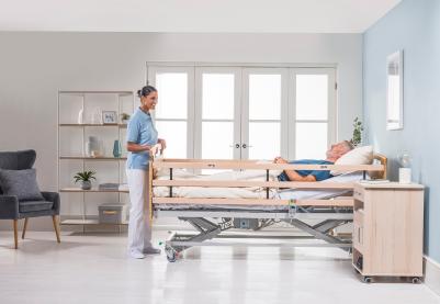 Lit médicalisé Invacare Nordbed Ultra - Barrière